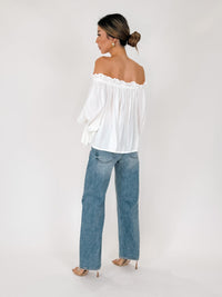 Elan L/S Off Shoulder Top