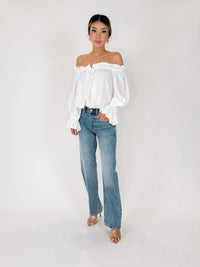 Elan L/S Off Shoulder Top