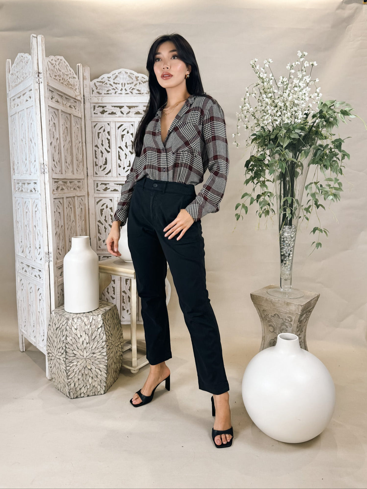 Bella Dahl Beau Darted Knee Utility Trouser