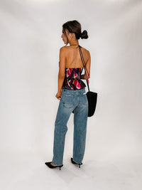 Pistola Lexi Mid Rise Bowed Straight