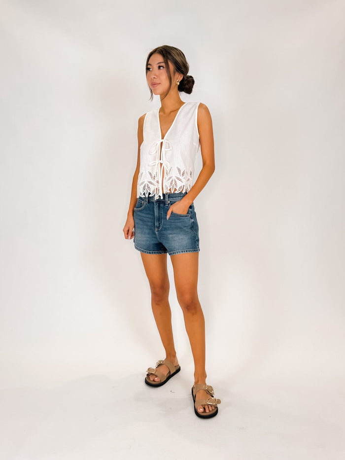 Rails Oregon Top Palm Embroidery