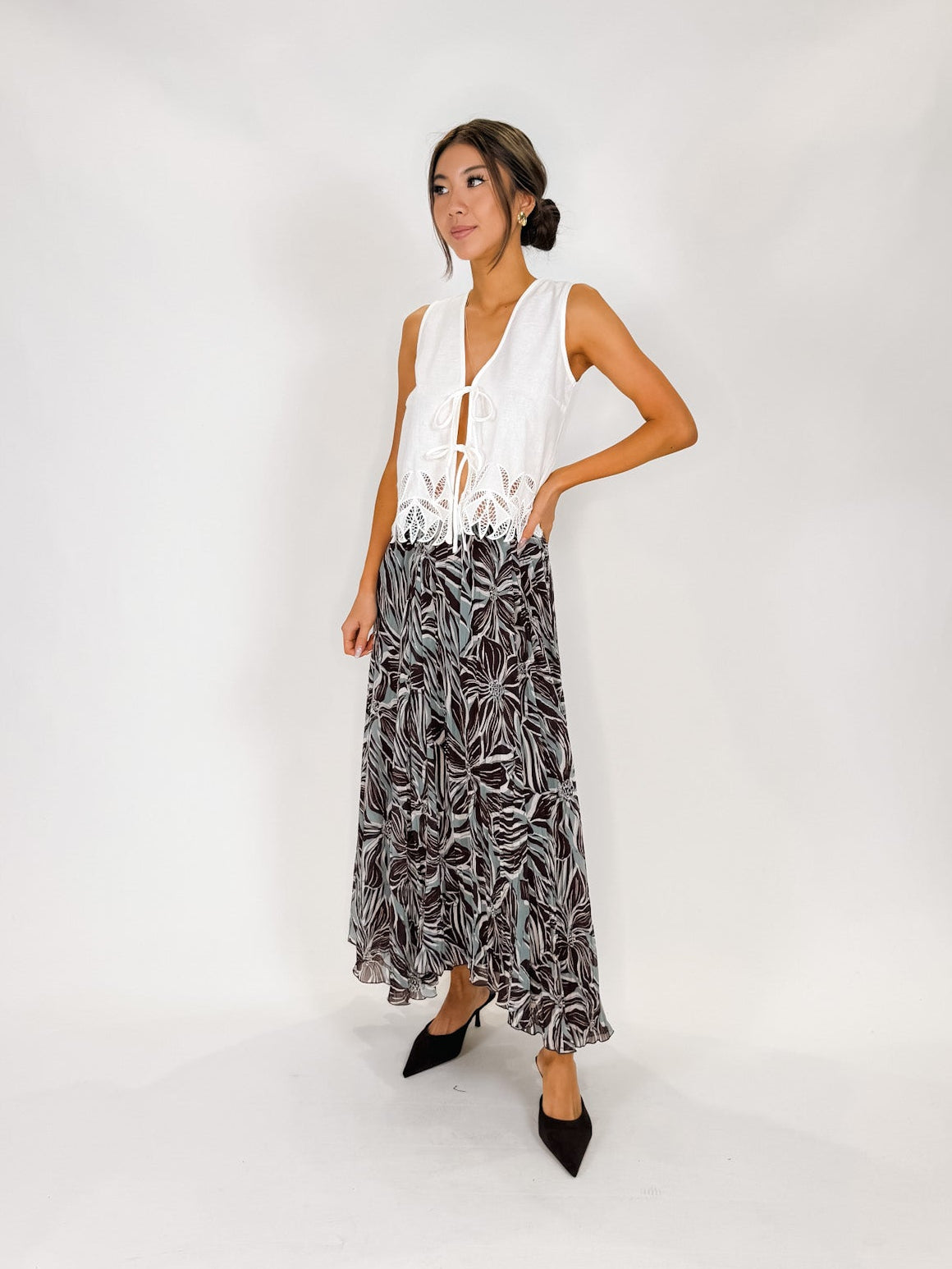 Z Supply Vitoria Zinn Floral Maxi Skirt