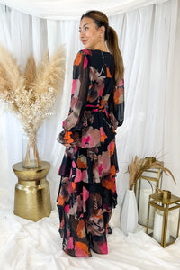 Hutch Bardot L/S Maxi Dress