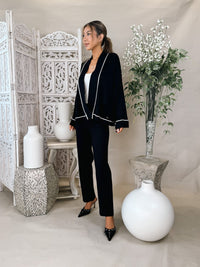 L'Agence Becker Knit Crop Kimono