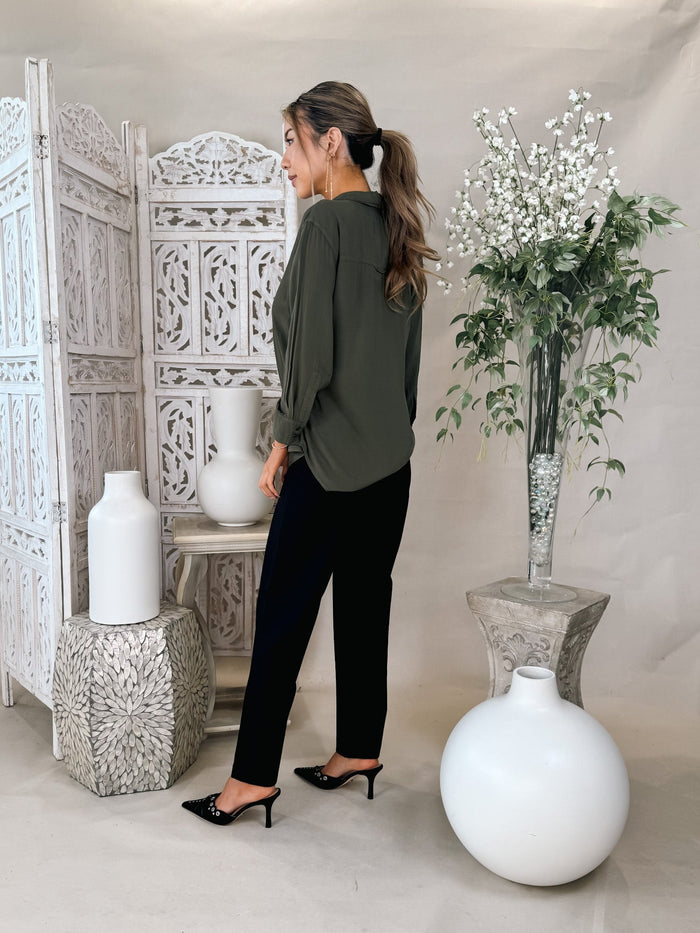 L'Agence Marlene 3/4 Sleeve Blouse