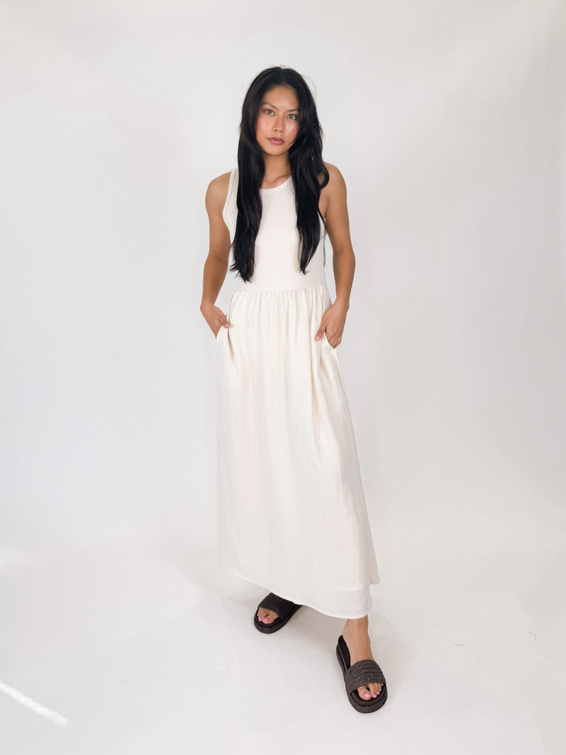 z supply charlotte midi dress Z Supply Charlotte Midi Dress in Eclipse XS