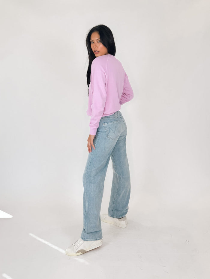 perfectwhitetee Alexi L/S Raglan Crew Top