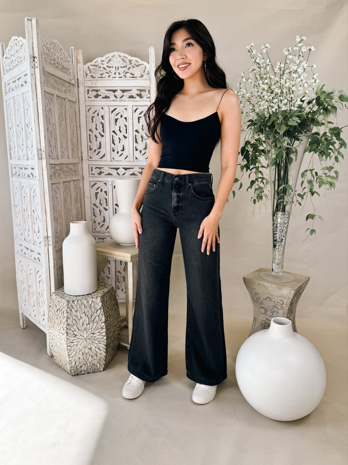 Pistola Jadyn Low Slung Palazzo Jean