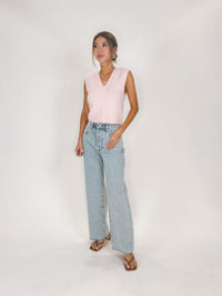 Pistola Tate Crop H/R Bowed Leg