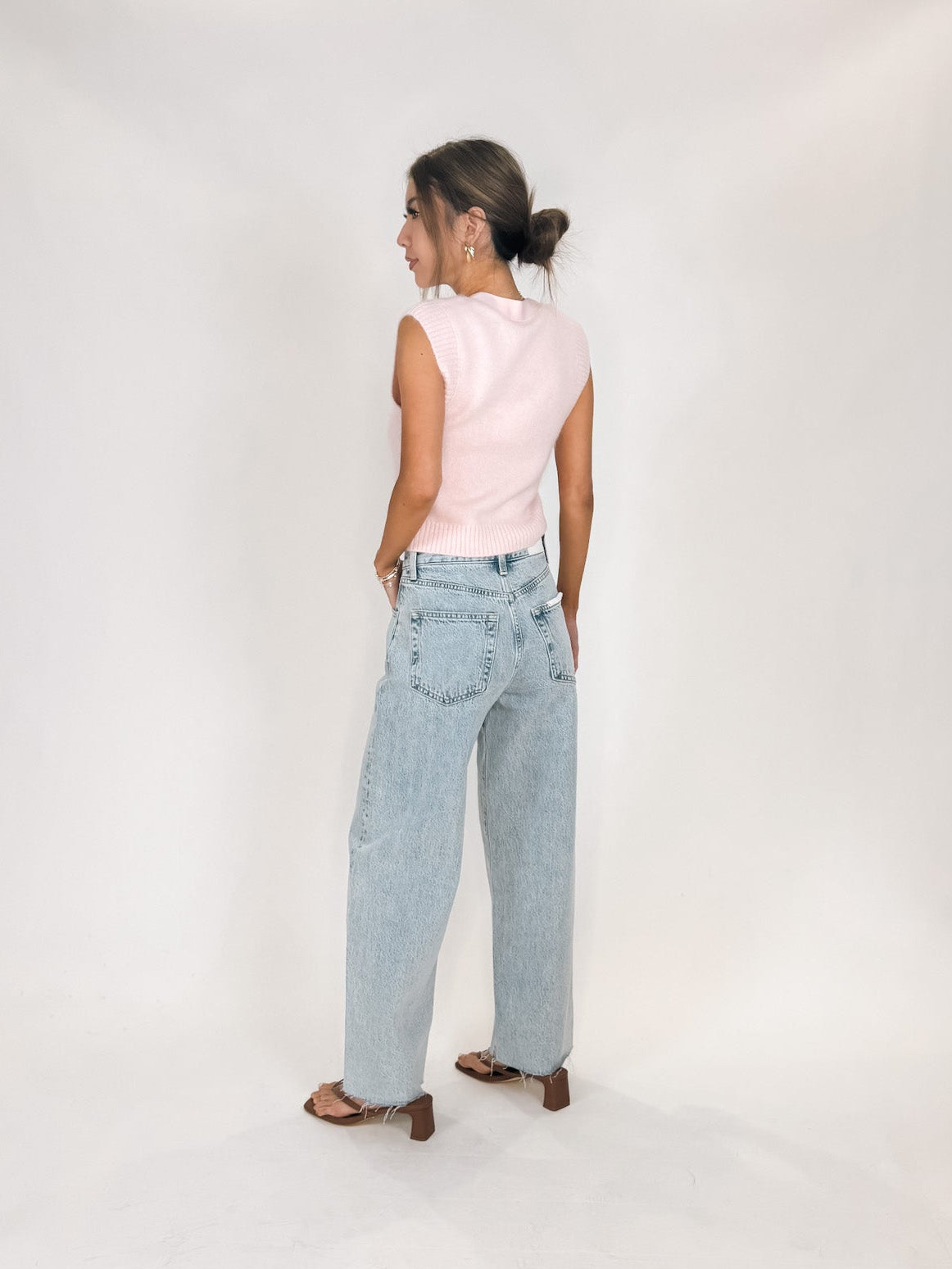 Pistola Tate Crop H/R Bowed Leg