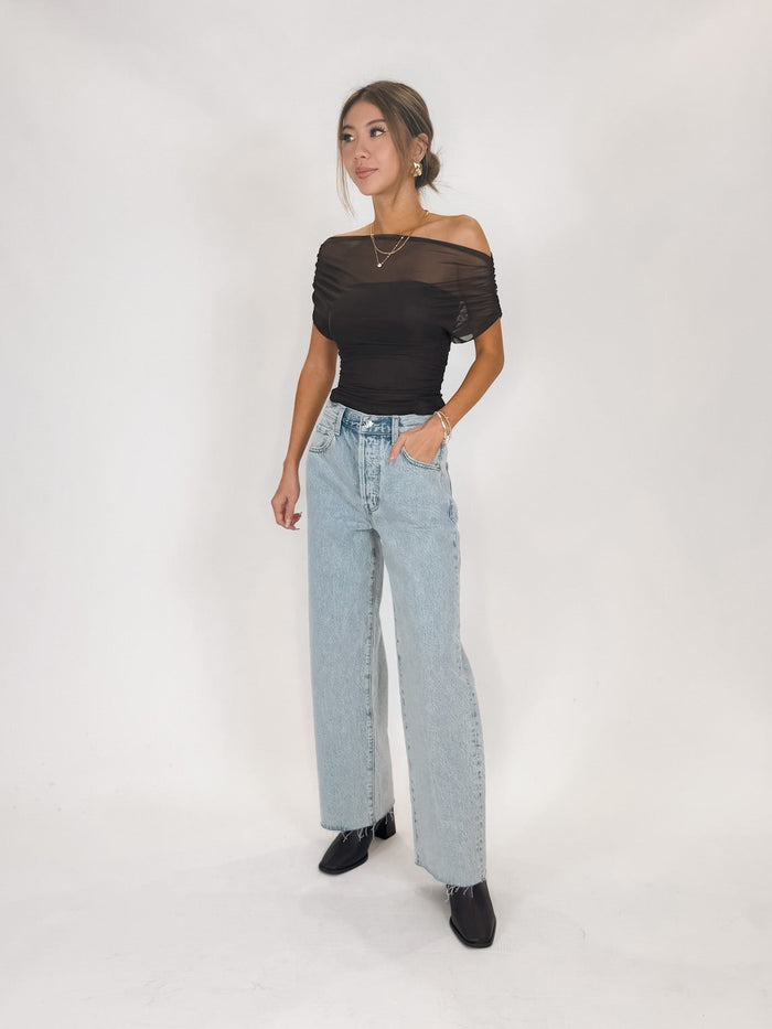 Pistola Tate Crop H/R Bowed Leg