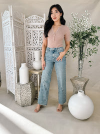 Rails Getty Twist Seam Wide Leg Jean