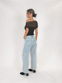Pistola Tate Crop H/R Bowed Leg