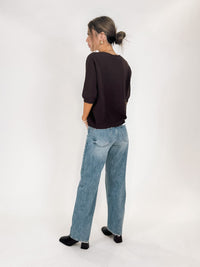 Pistola Lexi Mid Rise Bowed Straight