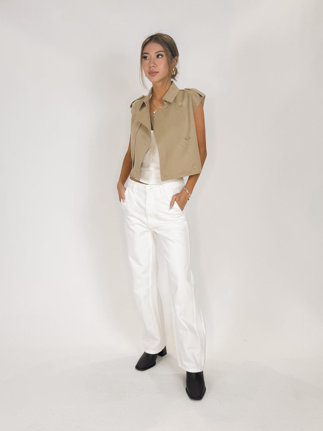Karina Grimaldi Sola Trench Vest