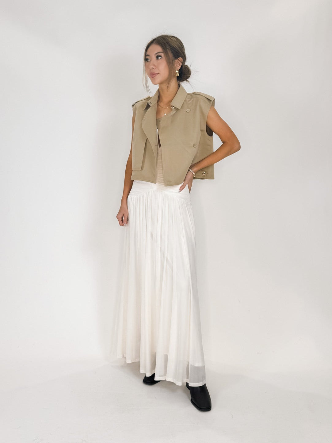 Karina Grimaldi Sola Trench Vest
