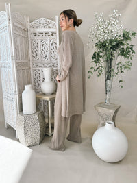 W. Cashmere Mario Open Cardigan