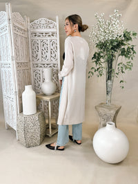 W. Cashmere Mario Open Cardigan