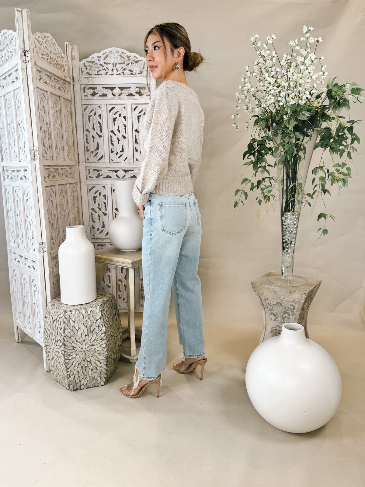 W. Cashmere Beth Cardigan