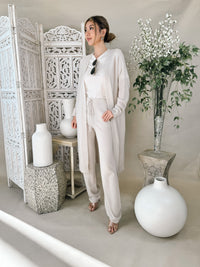W. Cashmere Mario Open Cardigan