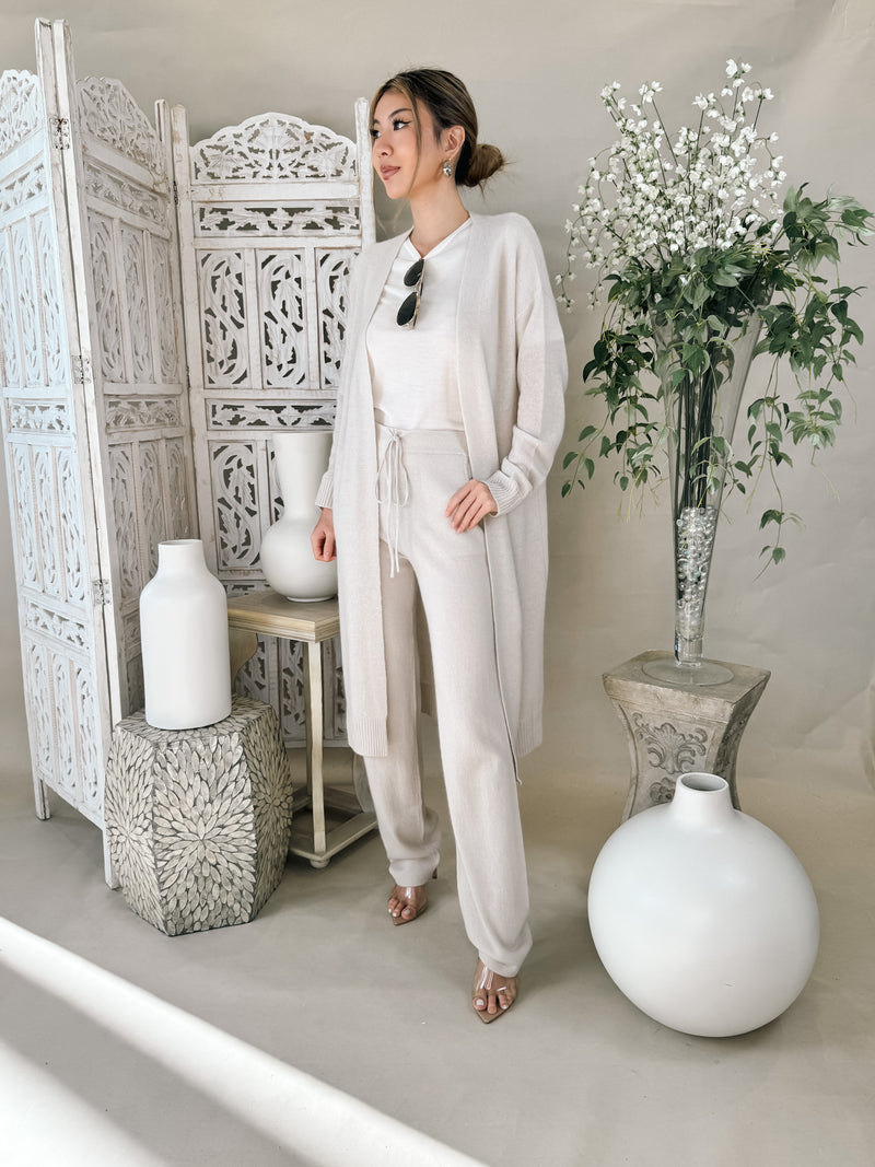 W. Cashmere Mario Open Cardigan