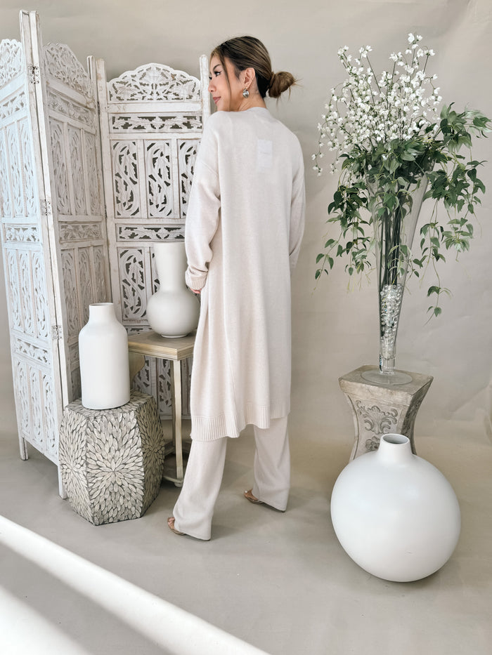 W. Cashmere Mario Open Cardigan