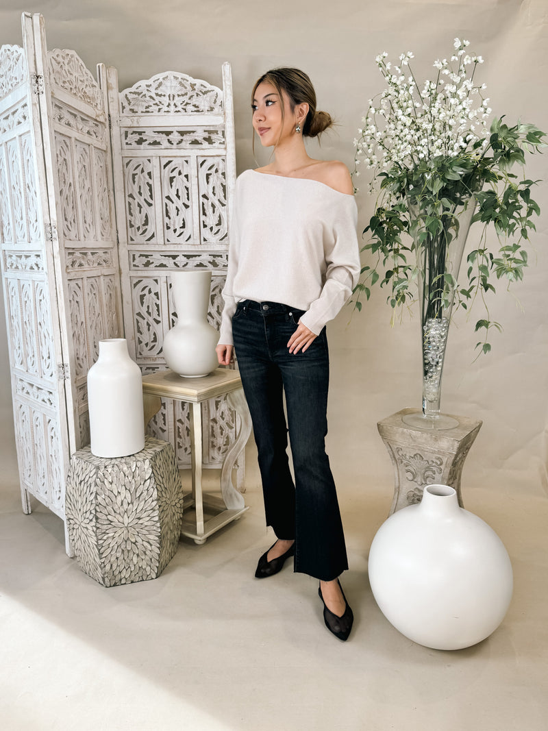 W. Cashmere Mimi Off-the-Shoulder Sweater