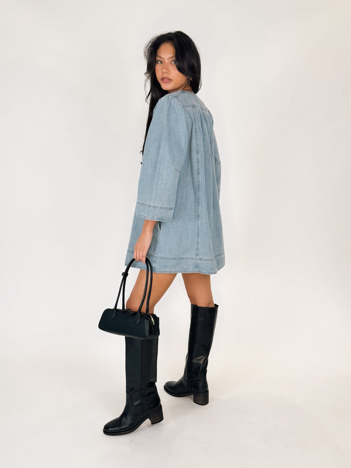 Free People Goldie Balloon Sleeve Dress