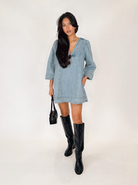 Free People Goldie Balloon Sleeve Dress