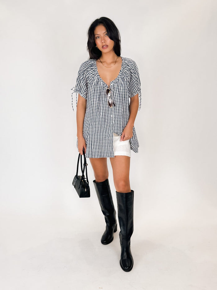Free People Farley Gingham Tunic