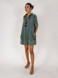 Elan S/S Collared Dress