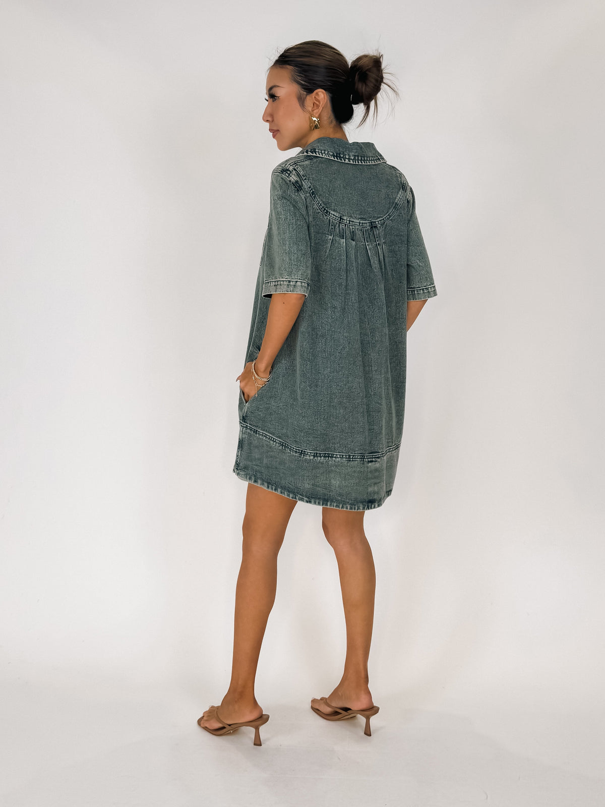 Elan S/S Collared Dress