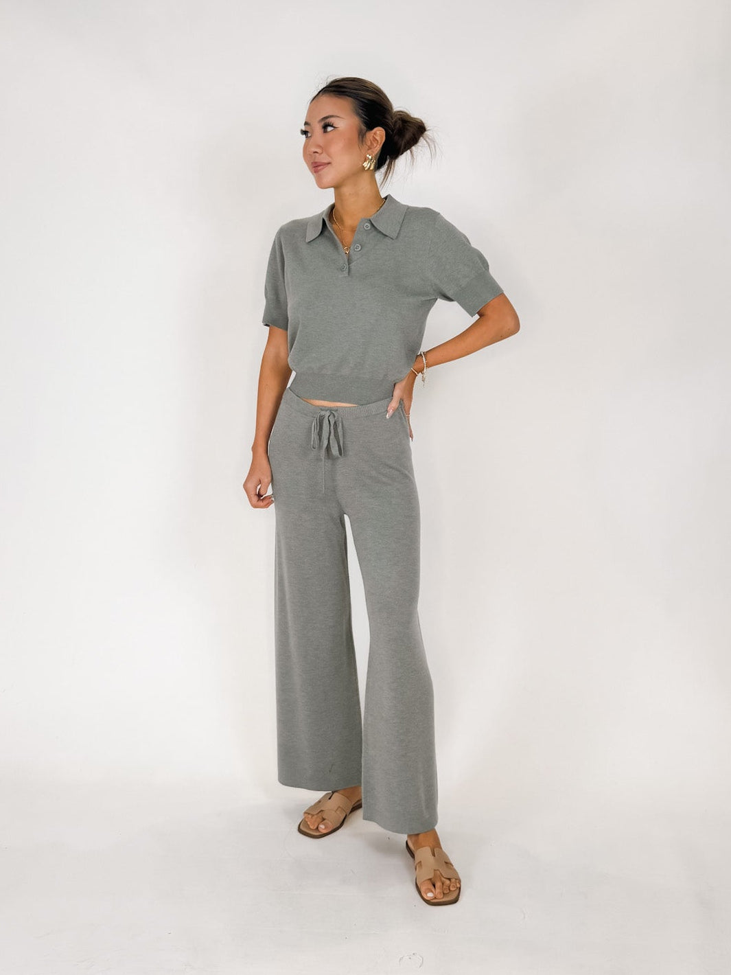 Splendid Christa Crop Sweater Pant