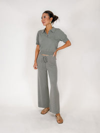 Splendid Christa Crop Sweater Pant