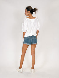 Free People Nina V-Neck Tee