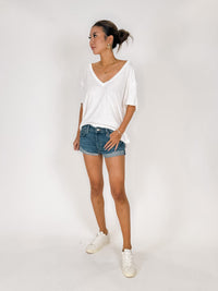 Free People Nina V-Neck Tee