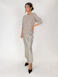Bella Dahl Beaded Crew Neck Sweater