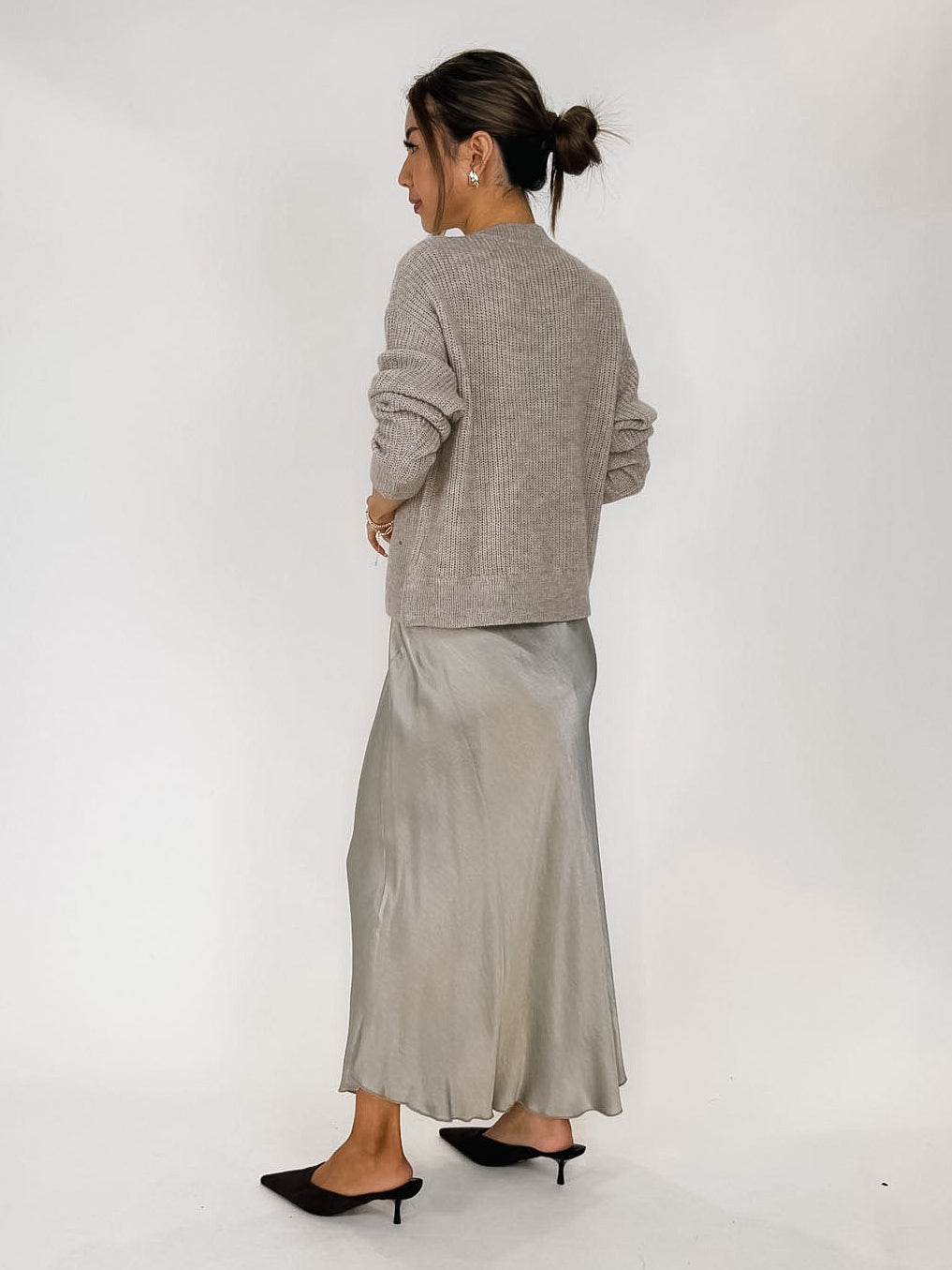 Bella Dahl Beaded Crew Neck Sweater