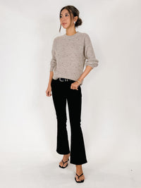 Bella Dahl Beaded Crew Neck Sweater