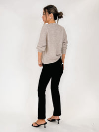 Bella Dahl Beaded Crew Neck Sweater