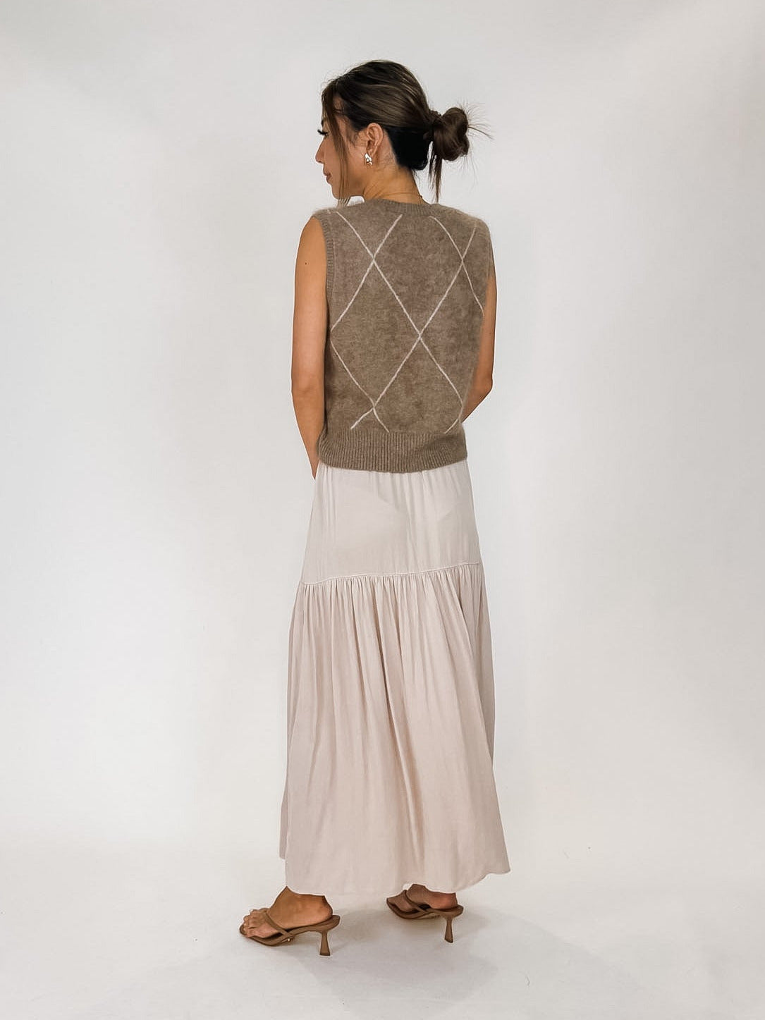 Bella Dahl Argyle Vest