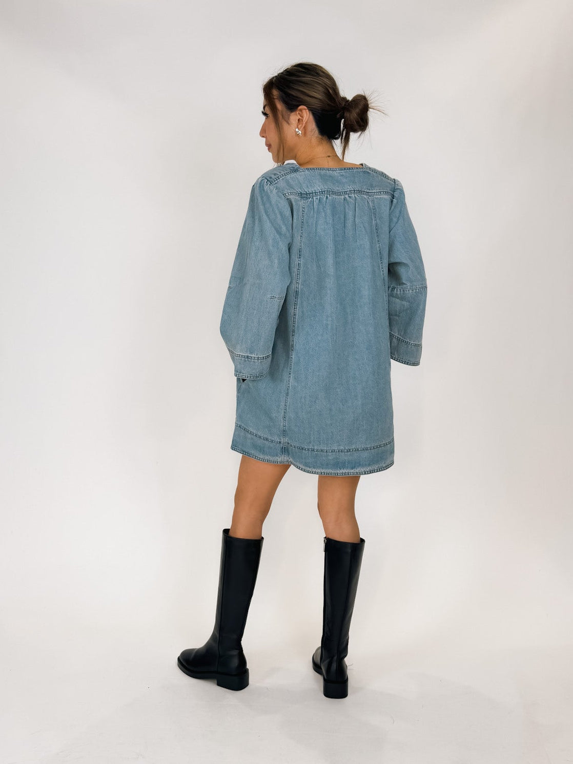 Free People Goldie Balloon Sleeve Dress