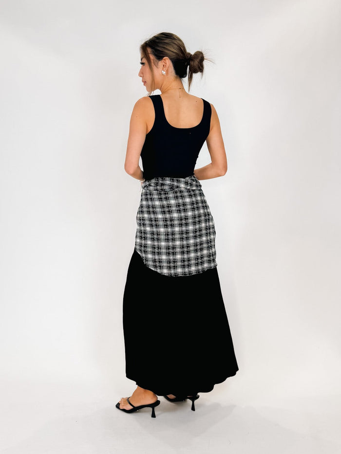 Bella Dahl Dropped Waist Ruffle Maxi Skirt