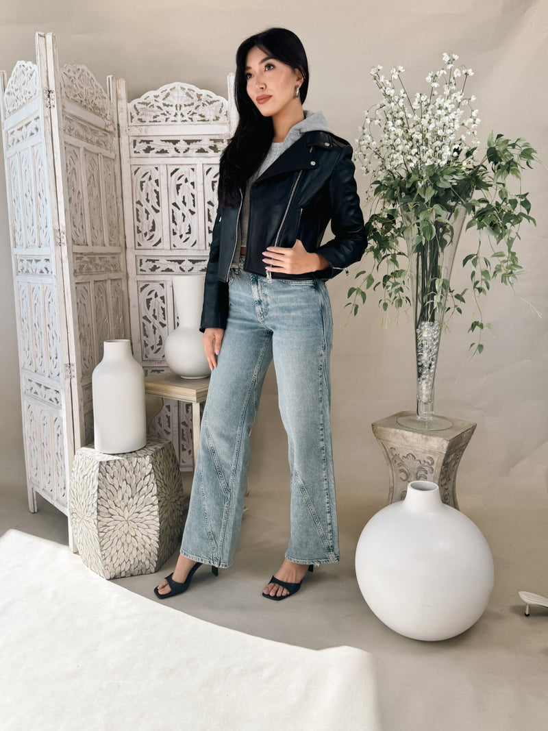 Rails Getty Twist Seam Wide Leg Jean