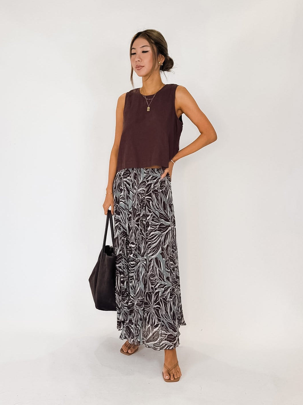 Z Supply Vitoria Zinn Floral Maxi Skirt