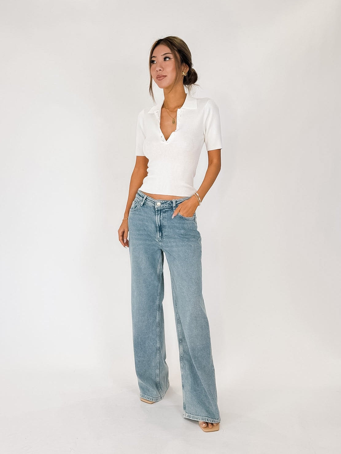 Rails Court Polo Top