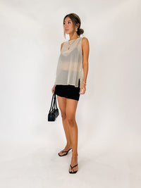 a. ren Camille Sheer Top