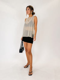 a. ren Camille Sheer Top