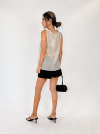 a. ren Camille Sheer Top