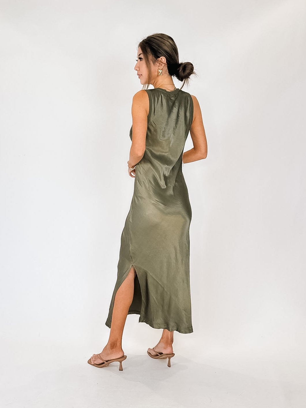 Michael Stars Randi V-Neck Midi Dress